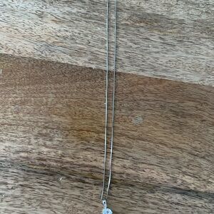 Sif Jakobs Silver Necklace with Dazzling Pendant